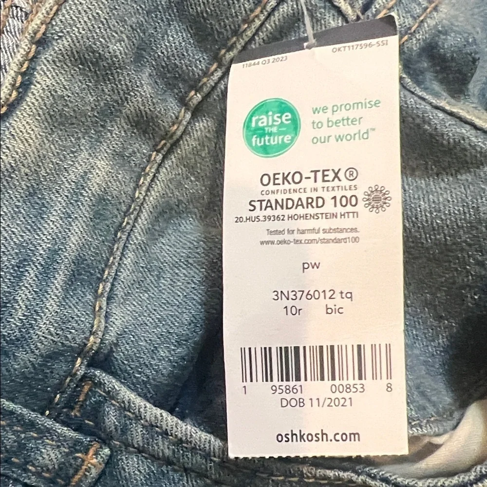 NWT -OshKosh B'gosh Kid’s Light Blue Straight Jeans